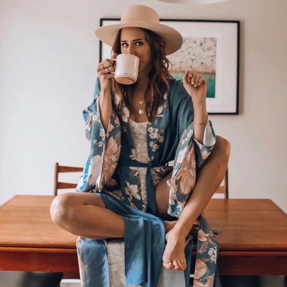 Bird Of Paradise Gypsy Bohemian Kimono - Picture 4 of 16